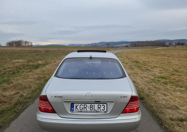 Mercedes-Benz Klasa S cena 34900 przebieg: 210000, rok produkcji 2004 z Nowa Dęba małe 466